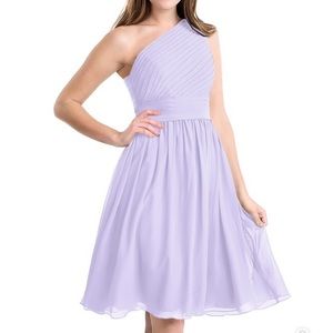 Purple dress from Azazie